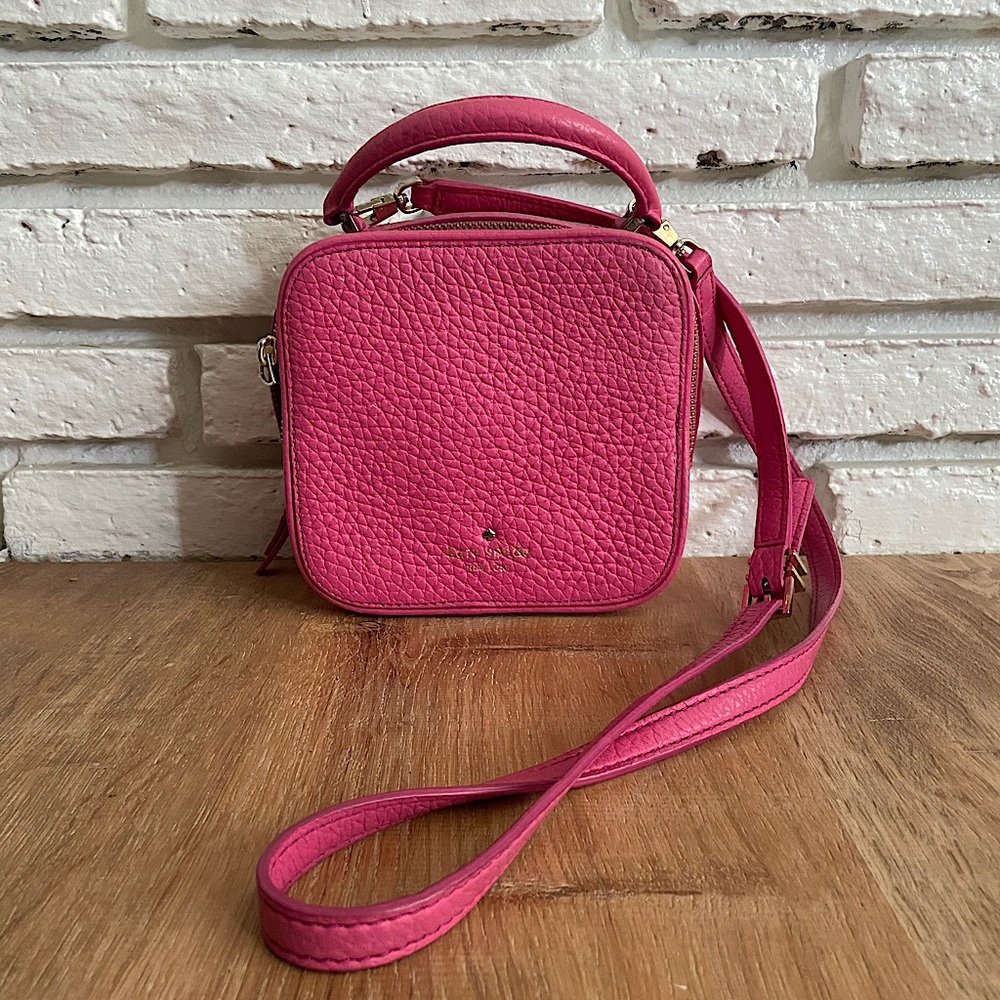 Kate Spade Pink Square Crossbody Bag